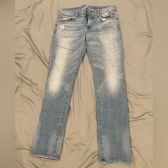7 For All Mankind 34 straight jeans